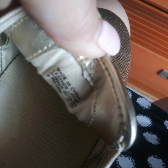 Michael Kors golden leather flats. New in size 8.5. Very comfortable. - Picture 6 of 6